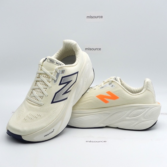 NEW Size 12 Men's New Balance Fresh Foam X More v5 Sneakers MMORCF5 Angora - Picture 1 of 7